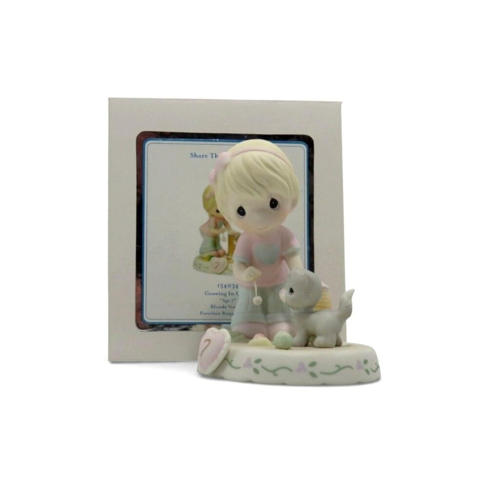 Precious Moments Growing In Grace Age 7 Figurine Share The Gift Of Love